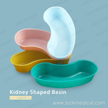 Disposable plastic Medical Kidney Shaped Basin Emesis Tray